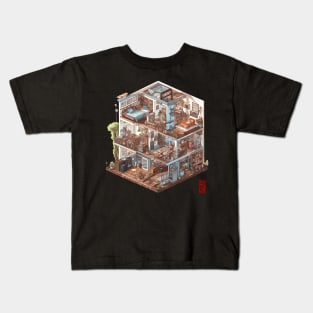 Isometric House Kids T-Shirt